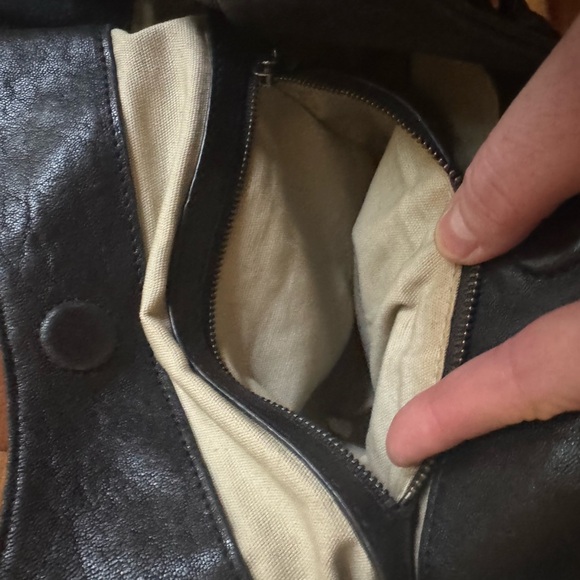 Tory Burch Louisa Tote, black, GUC - Picture 2 of 5